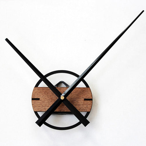 Wall Clock Simple Modern Design Long Pointer Wooden Clock