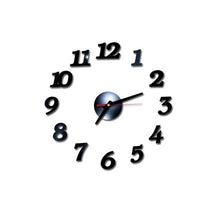 Load image into Gallery viewer, 3D DIY Roman Numbers Acrylic Mirror Clock