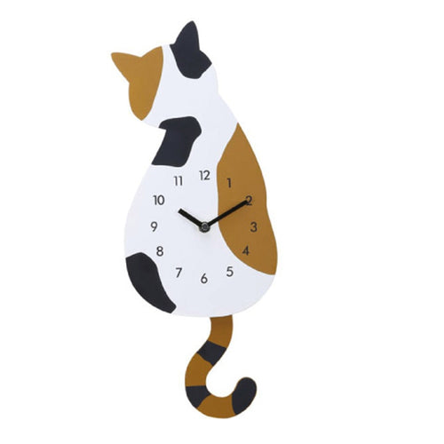 Acrylic And EVA foam Creative Cartoon Cute Cat Wall Clock