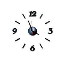 Load image into Gallery viewer, 3D Roman Numbers Acrylic Mirror Wall Clock
