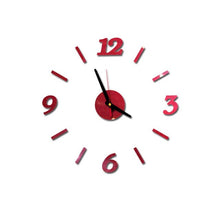 Load image into Gallery viewer, 3D Roman Numbers Acrylic Mirror Wall Clock