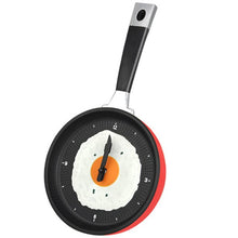 Load image into Gallery viewer, Creative Design Flat Bottom Pot Omelettes Wall Clock