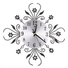 Load image into Gallery viewer, 3D Wall Clock Diamonds Silent Dazzling Clock